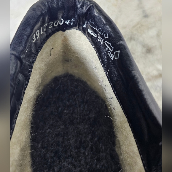 Rieker Daphne Black Leather Ankle Boots Booties Closed Toe Zip Entry 40 - Picture 3 of 11